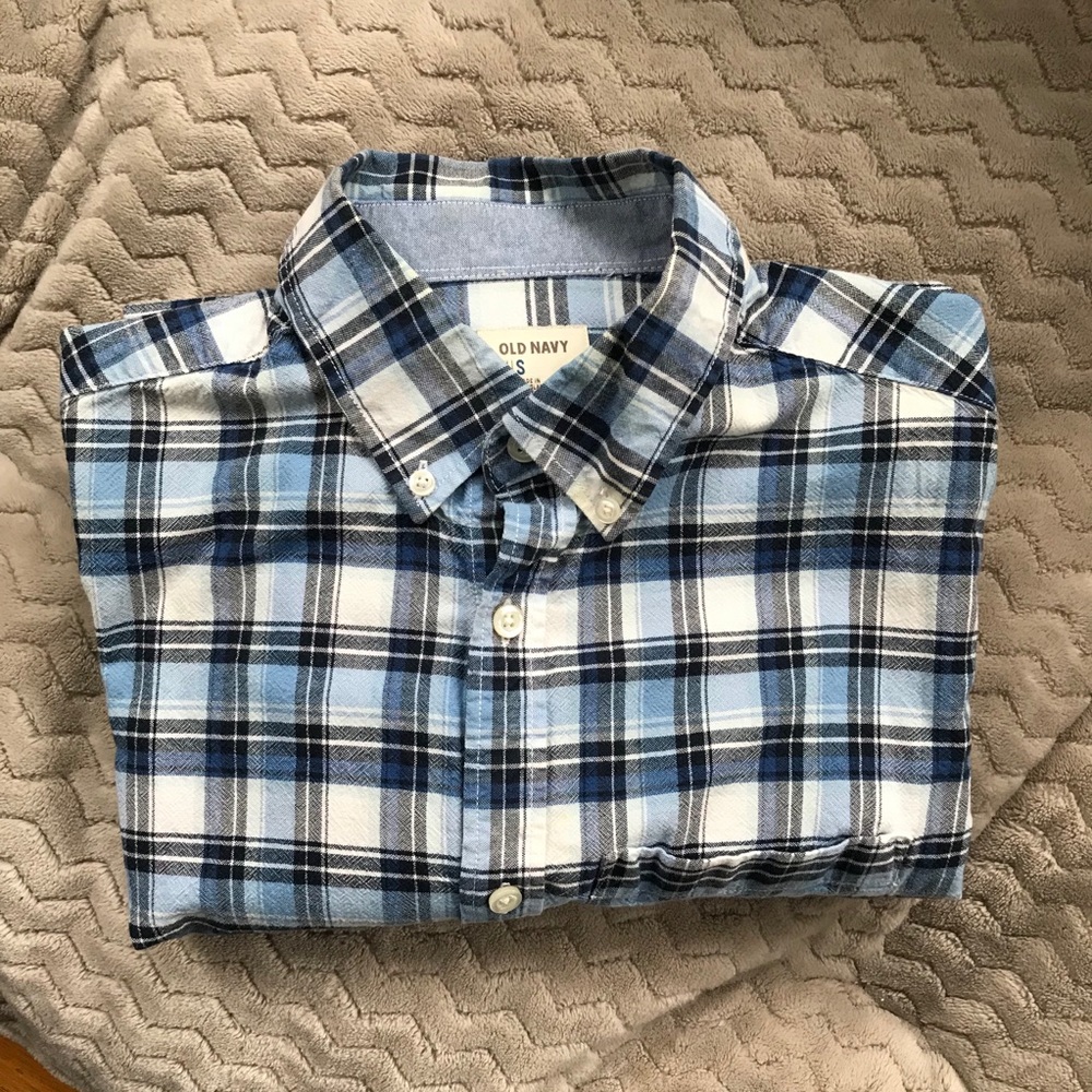 Long Sleeve Plaid Button Down